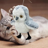 Interactive Cat Plush Toys For Indoor Cats Automatic Flapping Bird Cat Toy